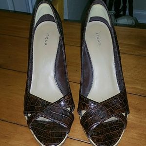 Fioni leather high heels